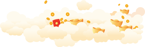 Mây, tiền, lì xì, xu, đồng xu, vàng, clouds, money, lucky money envelopes, coins, gold