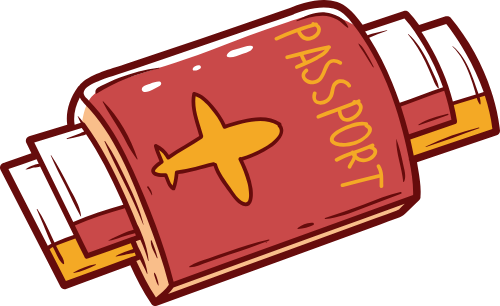 Hộ chiếu, giấy tờ, xuất nhập khẩu, du lịch, màu đỏ, vé máy bay, thủ tục, passport, document, immigration, travel, red, flight ticket, procedure