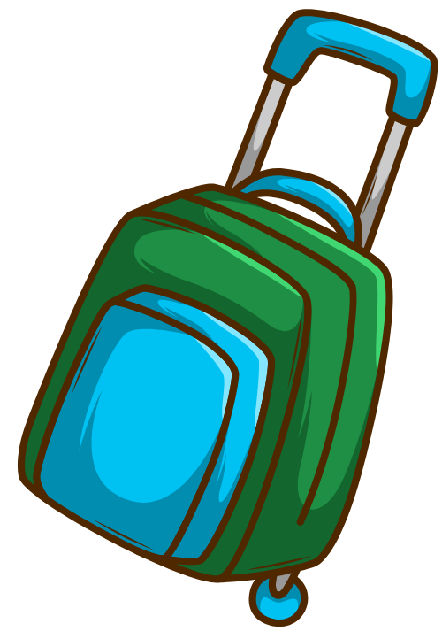 Vali kéo, du lịch, hành lý, túi xách, màu xanh lá, màu xanh dương, suitcase, travel, luggage, bag, green, blue