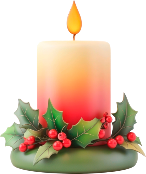 Nến, thắp sáng, giáng sinh, trang trí giáng sinh, lá nhựa ruồi, quả mọng, model 3d, nến trụ, model, lit candle, christmas, christmas decoration, holly leaves, berries, 3d model, pillar candle 4