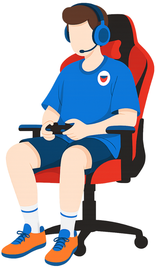 Chàng trai, chơi game, đàn ông, game thủ, e-sport, tai nghe, tay cầm chơi game, ghế chơi game, màu xanh dương, màu đỏ, thể thao điện tử, nam, boy, playing game, man, gamer, e-sport, headphones, gamepad, gaming chair, blue, red, electronic sport, male