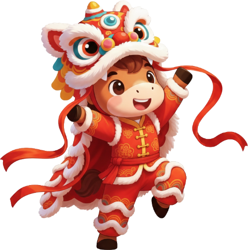 Con ngựa, múa lân,  ngựa, chibi, dễ thương, lion dance, horse, chibi, cute