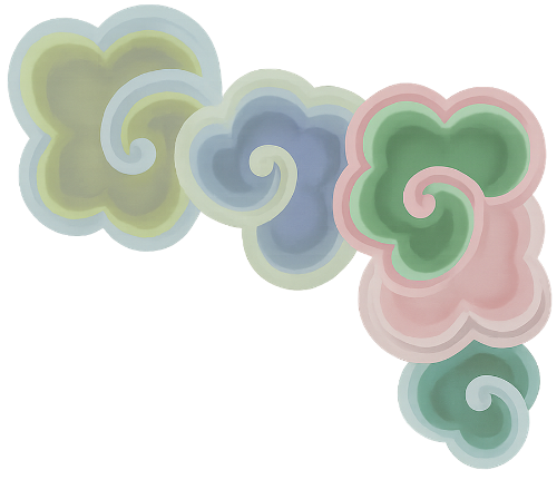 Họa tiết, mây, hoa văn, vẽ nét, cách điệu, pattern, cloud, ornament, line drawing, stylized 7