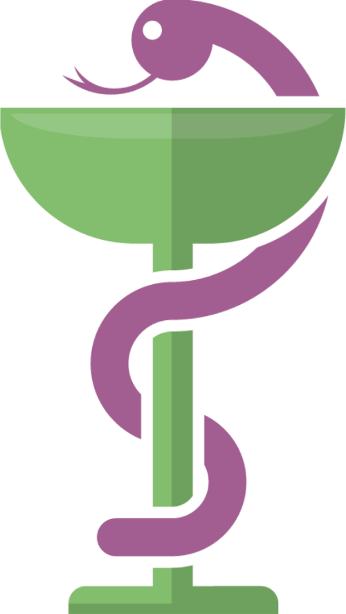 Biểu tượng dược khoa, con rắn, cái chén, y tế, thuốc, màu xanh lá, màu tím, bowl of hygieia, pharmacy symbol, snake, bowl, medical, medicine, green, purple