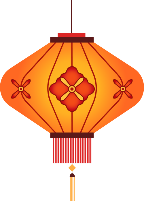 Lồng đèn hình thoi, họa tiết hoa, truyền thống, trang trí, tết, cam, đỏ, tua rua, diamond lantern, flower pattern, traditional, decoration, lunar new year, orange, red, tassel
