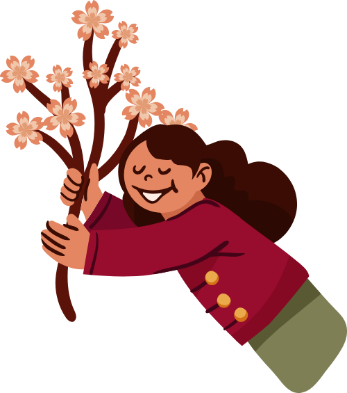 Cô gái, đang ôm cành hoa, phụ nữ, hoa đào, hoa mai, tết, hạnh phúc, mùa xuân, cành hoa, girl, hugging flower branch, women, cherry blossom, apricot blossom, lunar new year, happy, spring, flower branch