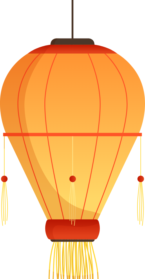 Lồng đèn quả trám, tua rua dài, trang trí, lễ hội, cam, vàng, đỏ, lozenge lantern, long tassel, decoration, festival, orange, yellow, red