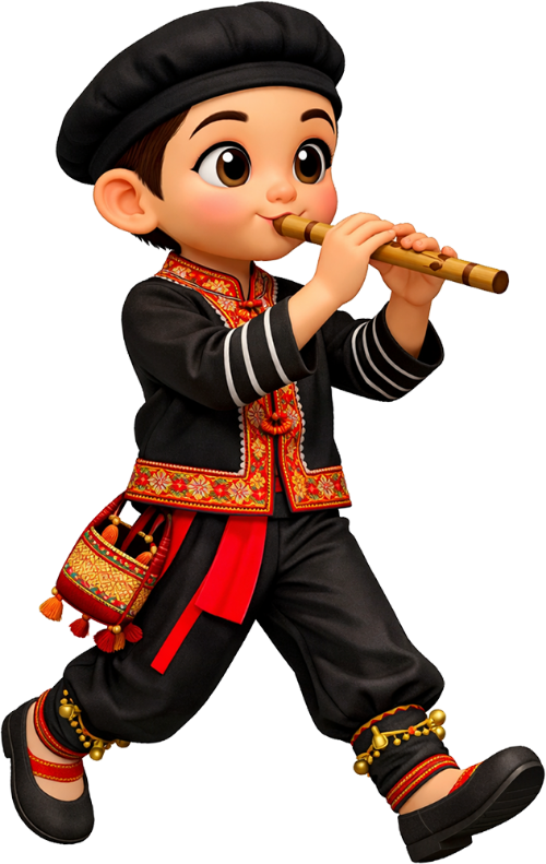 Chàng trai, thổi sáo