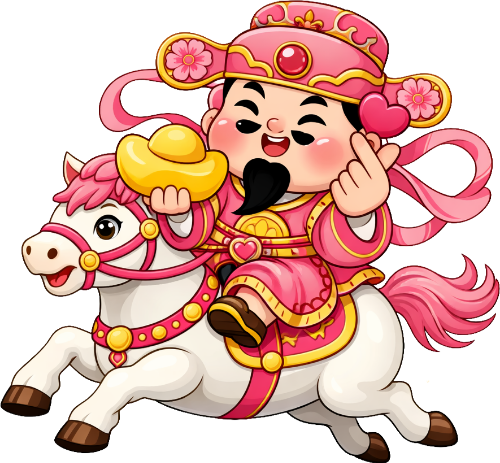 Thần tài, cưỡi ngựa 1