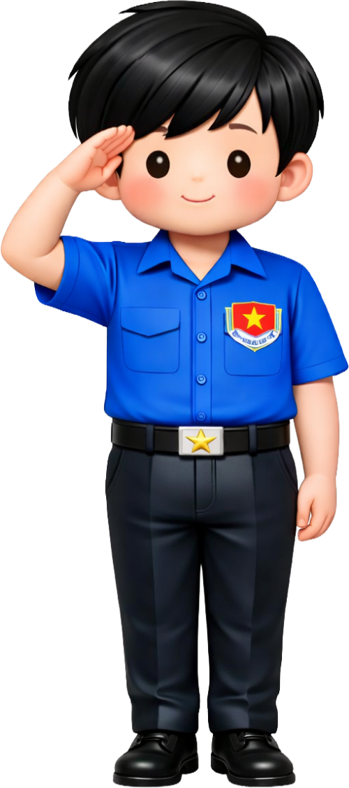 Thanh niên, chào cờ