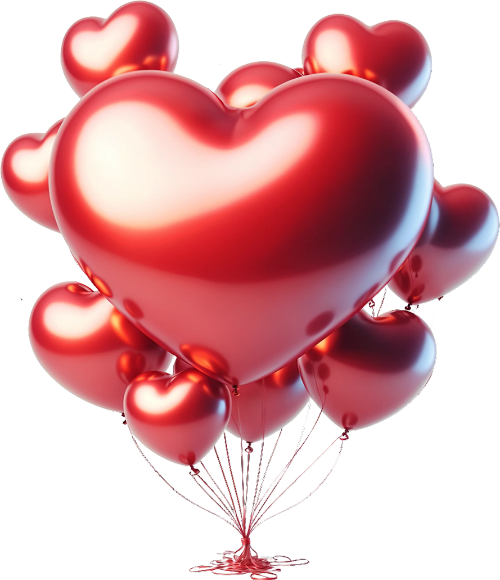 Valentine, bong bóng 1