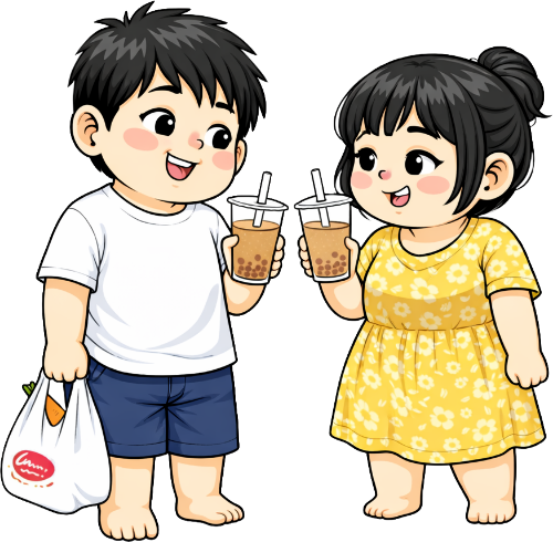 Cặp đôi, vui vẻ