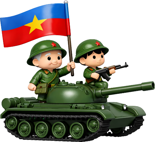 Bộ đội, lái xe tăng