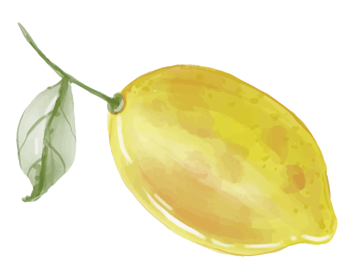 Chanh vàng, hoa lá 2