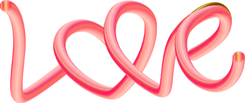 Chữ love, chữ cái
