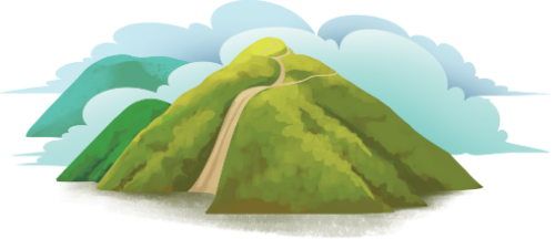 Ngọn núi, con đường, mây, đồi, xanh lá, thiên nhiên, phong cảnh, mountain, road, cloud, hill, green, nature, landscape