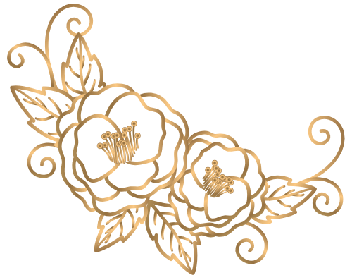 Hoa vàng, khung hoa, gold flower, flower frame