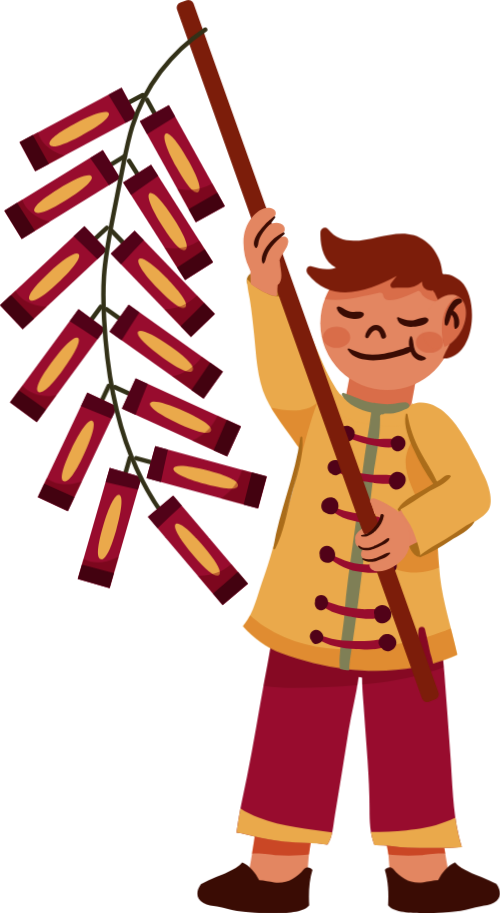 Chàng trai, đang cầm tràng pháo, đàn ông, tết, pháo dây, lễ hội, vui vẻ, truyền thống, boy, holding firecrackers, men, lunar new year, firecrackers, festival, happy, traditional