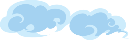 Đám mây xanh, cuộn sóng, trang trí, phong cách truyền thống, bầu trời, blue clouds, swirl, decoration, traditional style, sky