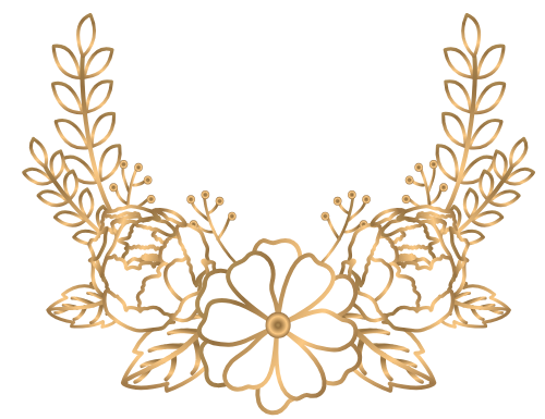 Hoa vàng, khung hoa, gold flower, flower frame