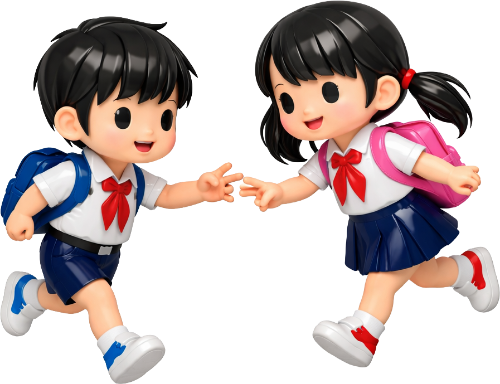 Học sinh, chơi oẳn tù tì