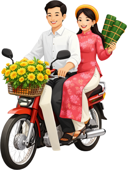 Gia đình, đi chơi tết 4