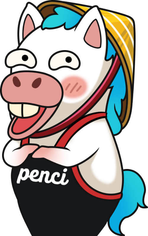 Con ngựa, mặc tạp dề, động vật, nón lá, cười tươi, horse, wearing apron, animal, conical hat, big smile