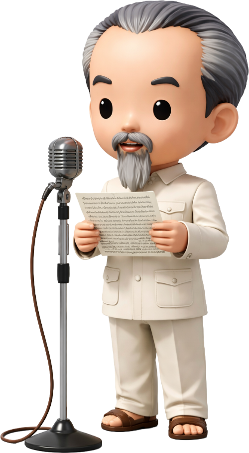 Chủ tịch hồ chí minh, đọc tuyên ngôn đôc lập