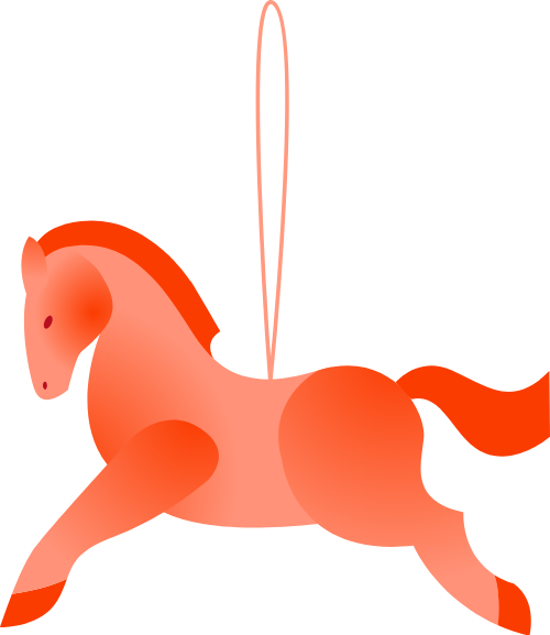 Con ngựa, horse, animal, động vật, gradient
