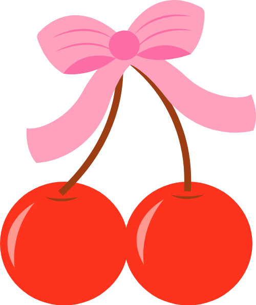 Trái cherry, ruy băng
