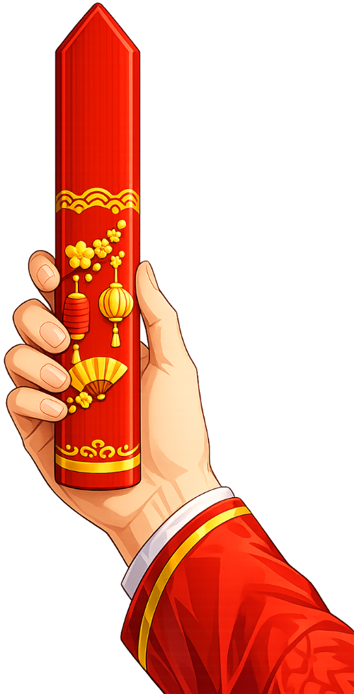 Bàn tay, cầm quẻ