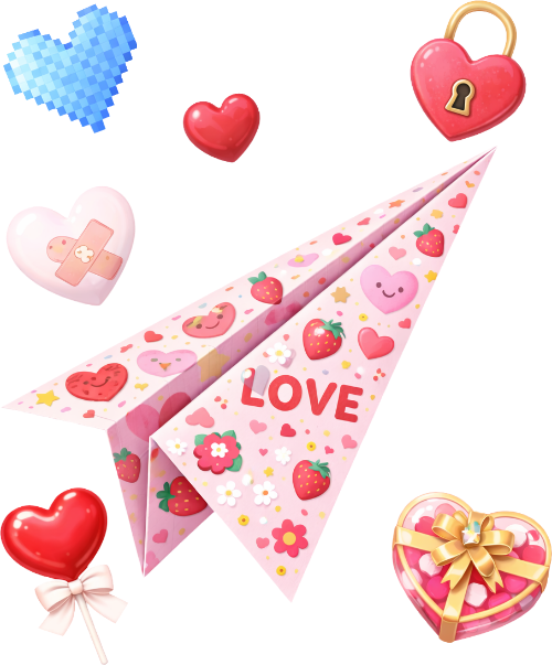 Máy bay giấy, trái tim 9