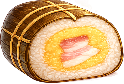 Bánh tét, chia đôi
