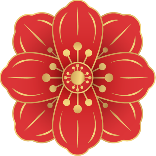 Hoa đào đỏ, cánh hoa, nhụy vàng, trang trí, tết nguyên đán, mùa xuân, truyền thống, red cherry blossom, petals, gold pistil, decoration, lunar new year, spring, traditional