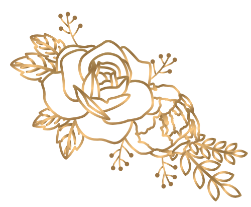 Hoa vàng, khung hoa, gold flower, flower frame