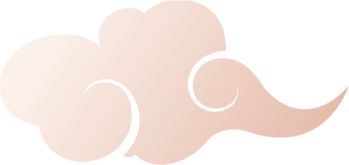 Mây cổ điển, tết, trang trí, truyền thống, màu hồng, màu kem, cuộn xoáy, auspicious cloud, cloud, chinese cloud, traditional, decoration, pink, cream, swirl 2