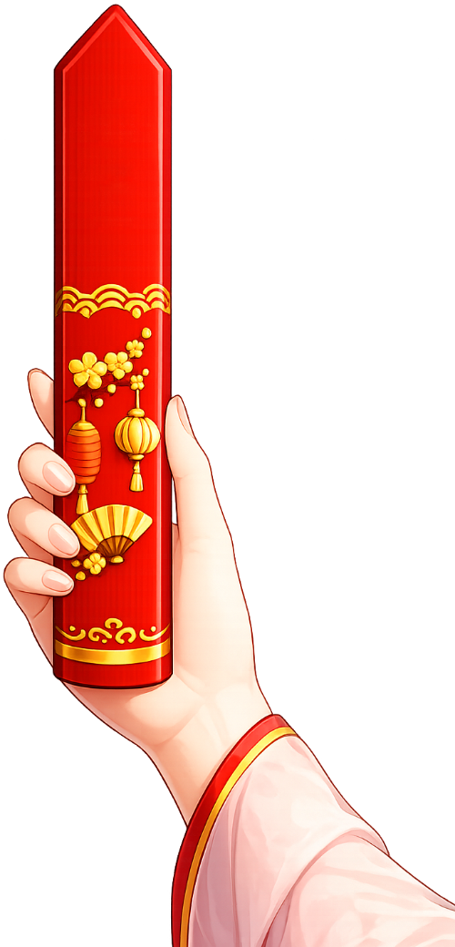 Bàn tay, cầm quẻ