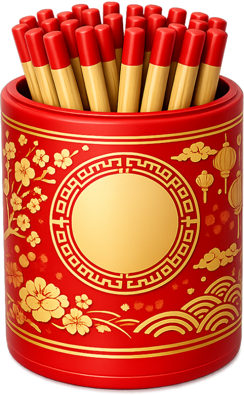 Hộp xăm, gieo quẻ 3