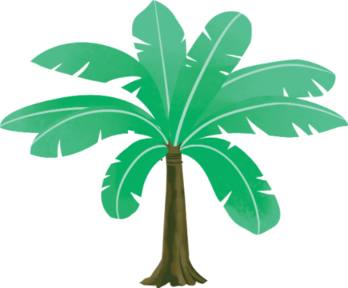 Cây chuối, lá xanh, thân cây, thực vật, thiên nhiên, miền quê, banana tree, green leaves, trunk, plant, nature, countryside