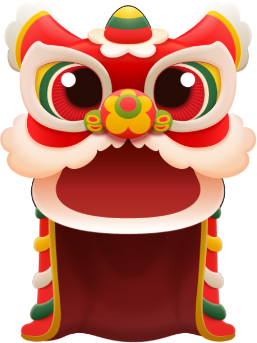 Con lân, tết