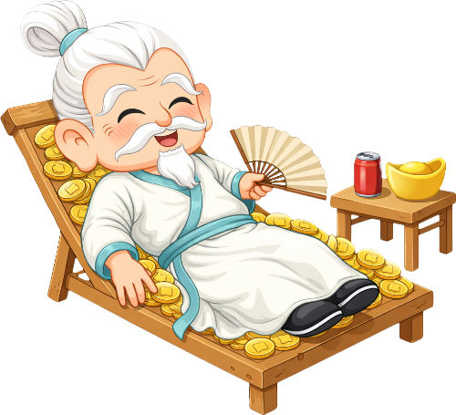 Ông bụt, cầm lì xì 2