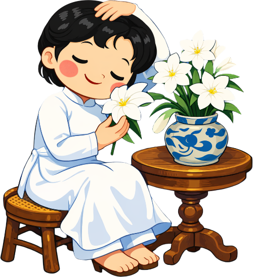 Cô gái, trang phục truyền thống 4
