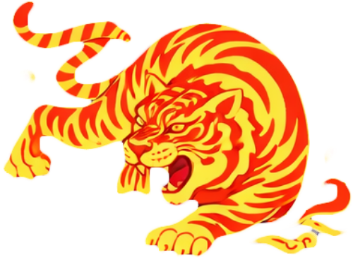 Con hổ, cách điệu 6