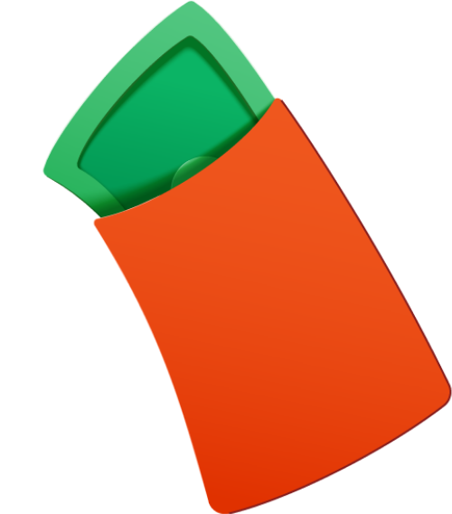 Bao lì xì, tiền