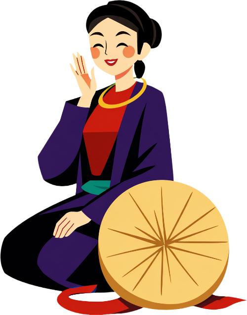 Cô gái, trang phục truyền thống 3