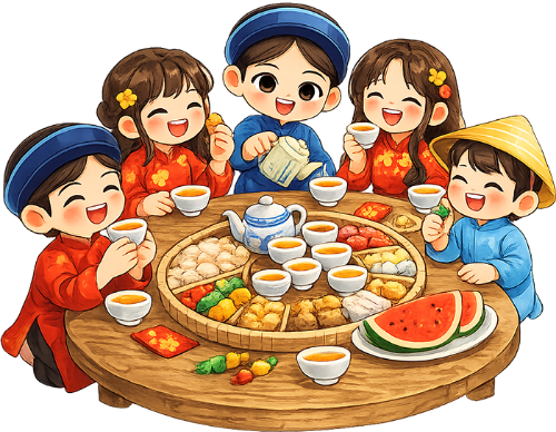 Họp lớp, tết