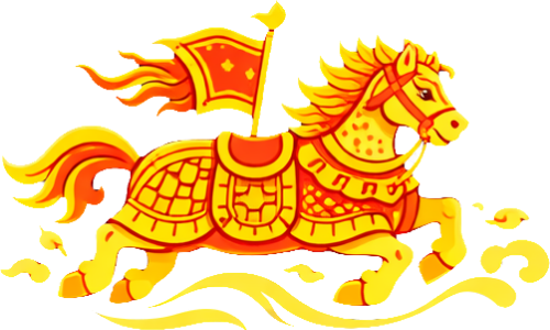 Con ngựa, cách điệu