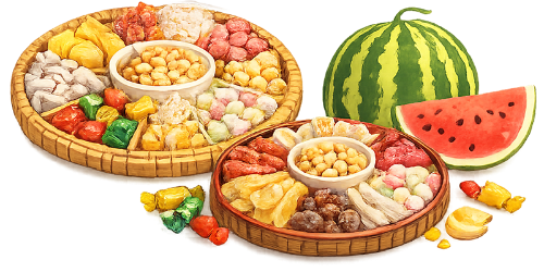 Tết, kẹo mứt tết