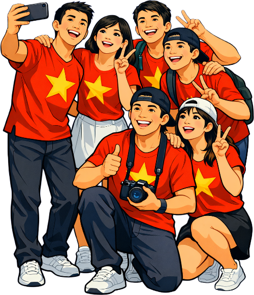 Thanh niên, chụp ảnh