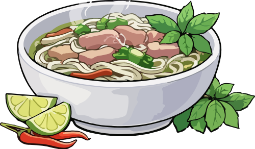 Phở bò, nóng hổi
